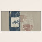 Wine 3 Desk Mat Gallery Image 3