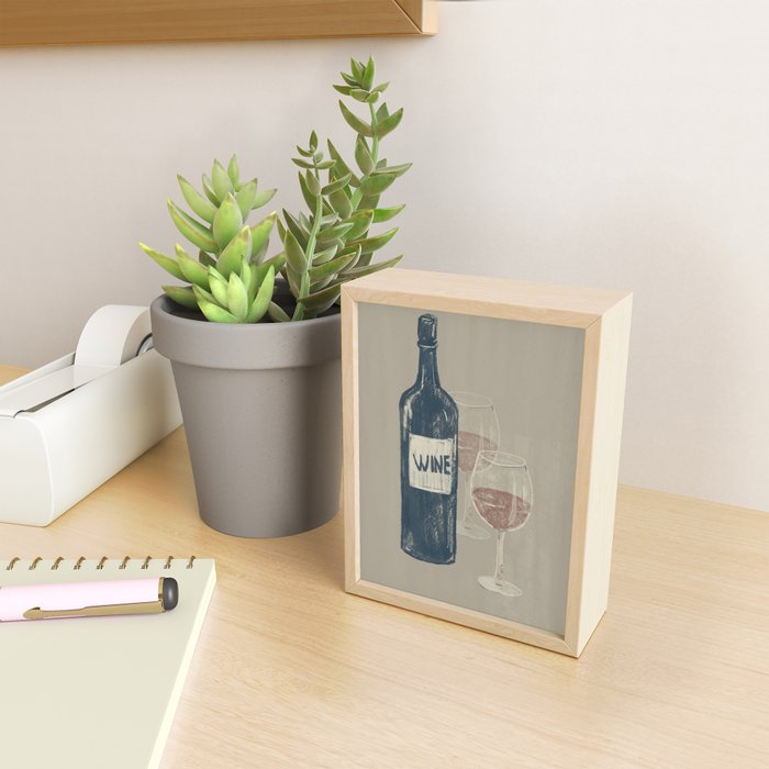 Wine 3 Mini Art Print Gallery Image 2