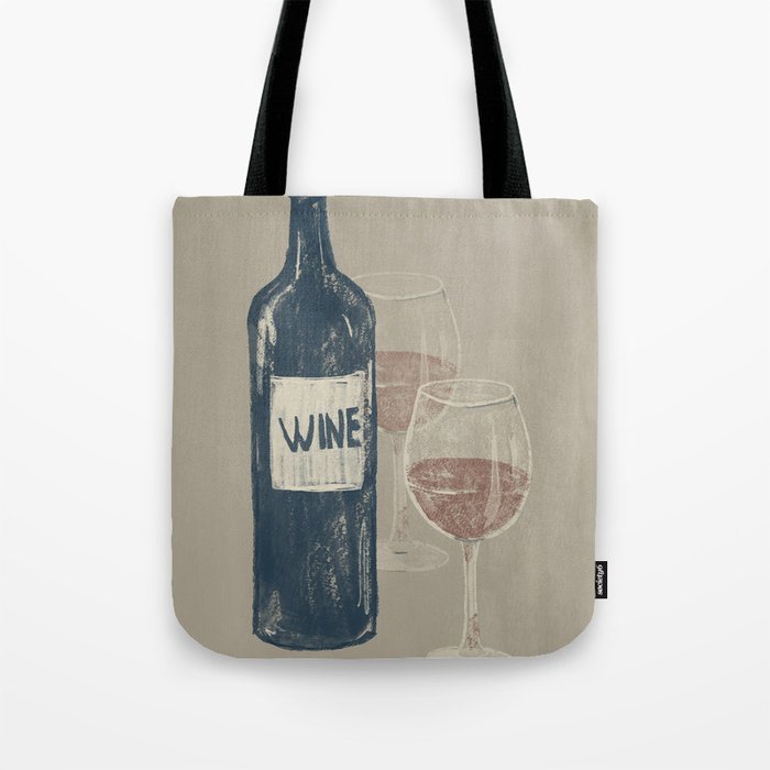 Wine 3 Tote Bag Gallery Image 1