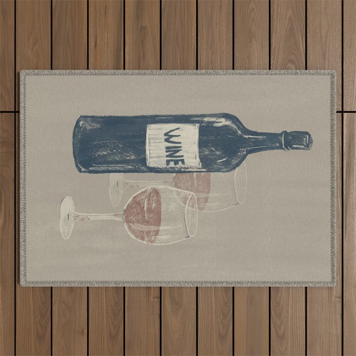Wine 3 Outdoor Rug Gallery Image 1