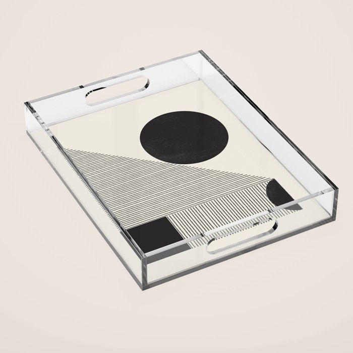GEO Paper Composition Acrylic Tray Gallery Image 1