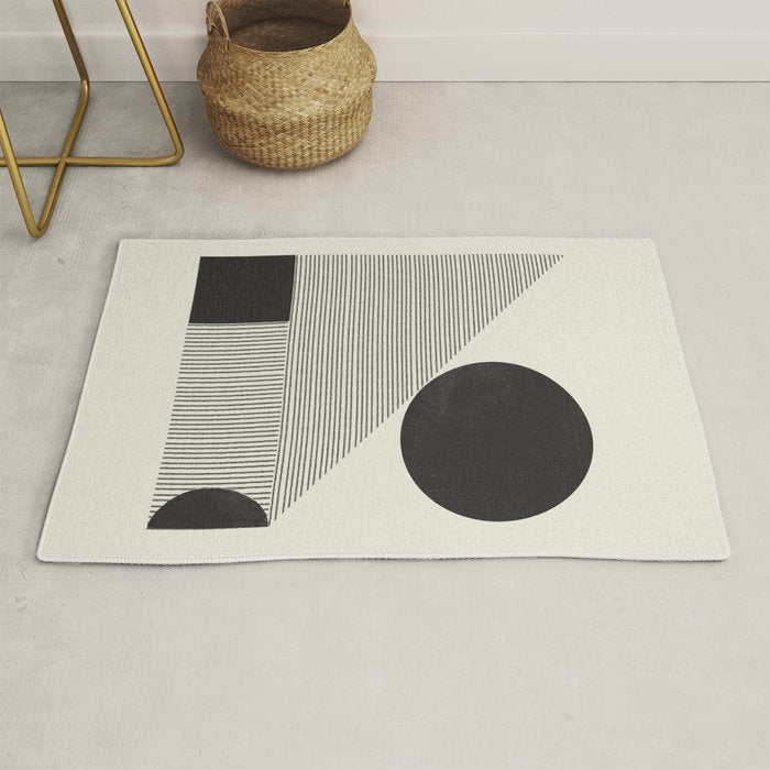 GEO Paper Composition Rug Gallery Image 1