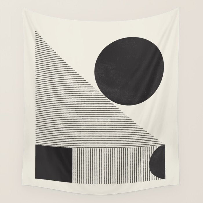 GEO Paper Composition Wall Tapestry Gallery Image 4
