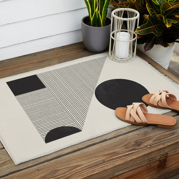 GEO Paper Composition Outdoor Rug Gallery Image 2