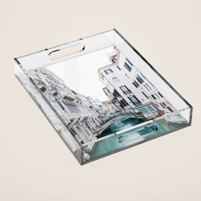 The Floating City - Venice Italy Travel Photography Acrylic Tray Gallery Image 1
