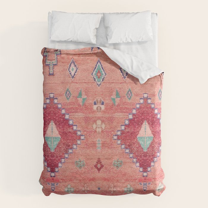 Heritage Moroccan Rug Style Design Duvet Cover Gallery Image 6