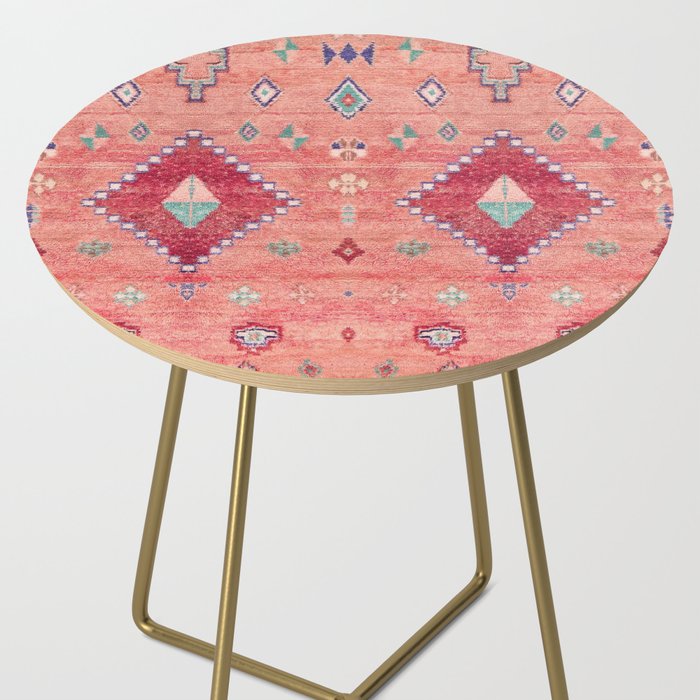 Heritage Moroccan Rug Style Design Side Table Gallery Image 2