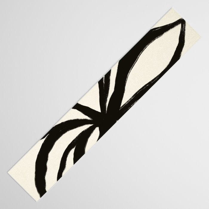 Midnight Floral #1 - Abstract Art Print Table Runner Gallery Image 3
