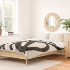 Midnight Floral #1 - Abstract Art Print Duvet Cover Gallery Image 2