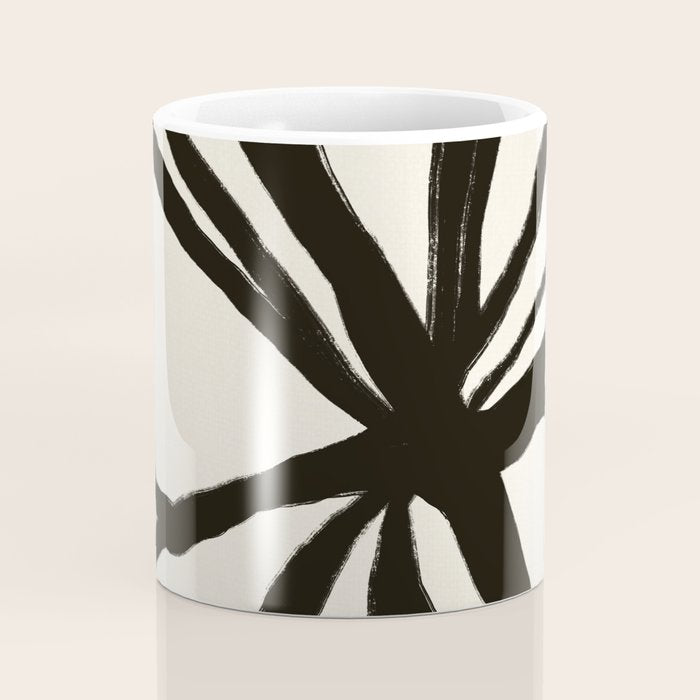 Midnight Floral #1 - Abstract Art Print Coffee Mug Gallery Image 4