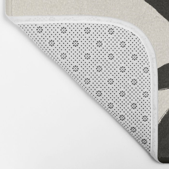 Midnight Floral #1 - Abstract Art Print Bath Mat Gallery Image 2