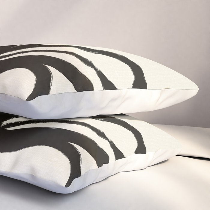 Midnight Floral #1 - Abstract Art Print Pillow Sham Gallery Image 3