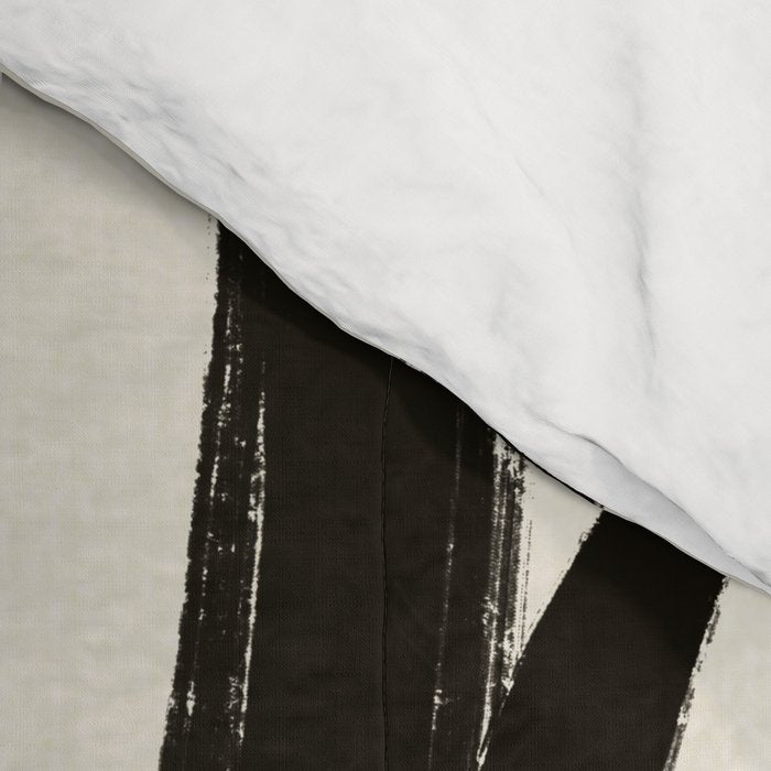 Midnight Floral #1 - Abstract Art Print Comforter Gallery Image 4