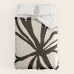Midnight Floral #1 - Abstract Art Print Comforter Gallery Image 6