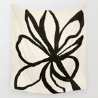 Midnight Floral #1 - Abstract Art Print Wall Tapestry Gallery Image 4
