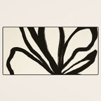 Midnight Floral #1 - Abstract Art Print Desk Mat Gallery Image 3