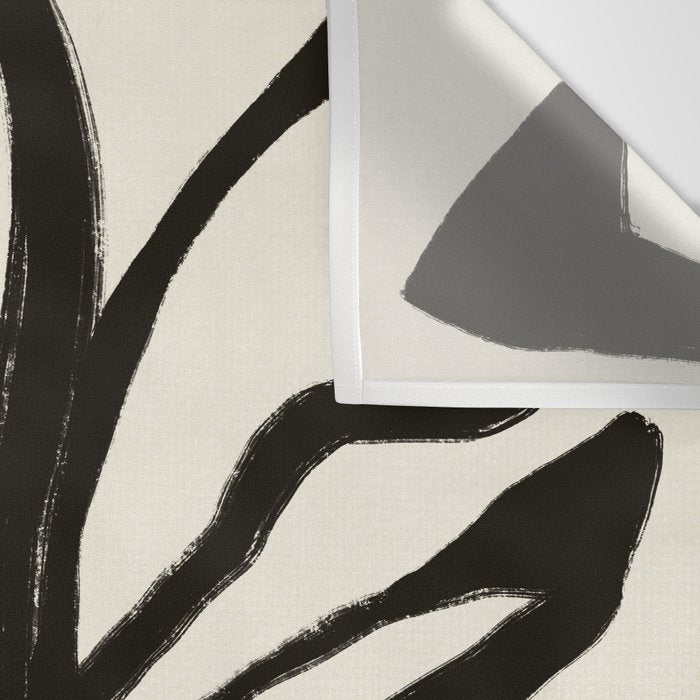 Midnight Floral #1 - Abstract Art Print Wall Tapestry Gallery Image 3