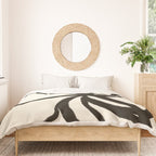 Midnight Floral #1 - Abstract Art Print Duvet Cover Gallery Image 3