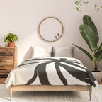 Midnight Floral #1 - Abstract Art Print Comforter Gallery Image 3