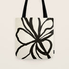 Midnight Floral #1 - Abstract Art Print Tote Bag Gallery Image 1