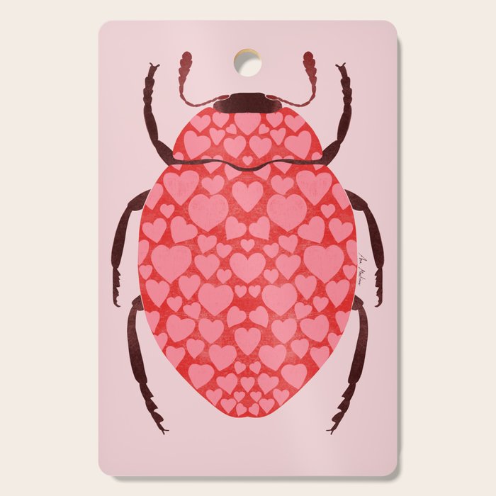 Hearts beetle Cutting Board Gallery Image 1