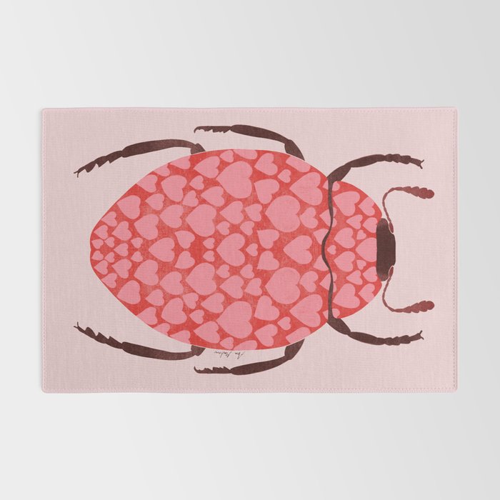 Hearts beetle Rug Gallery Image 2