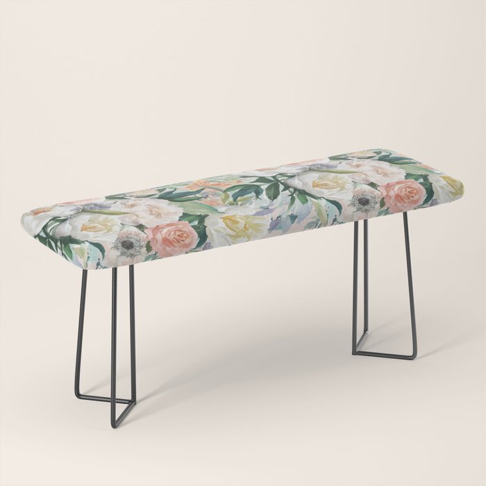 Pastel flower bouquet with roses Bench Gallery Image 1