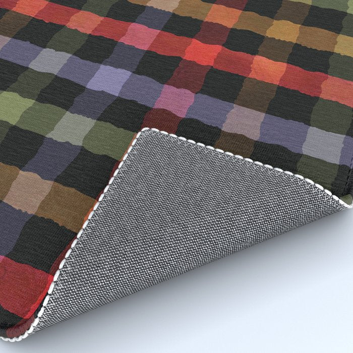 Boho Checkered Deep Palette Rug Gallery Image 4