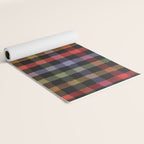 Boho Checkered Deep Palette Yoga Mat Gallery Image 2
