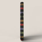 Boho Checkered Deep Palette iPhone Case Gallery Image 2
