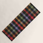 Boho Checkered Deep Palette Yoga Mat Gallery Image 1