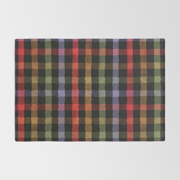 Boho Checkered Deep Palette Rug Gallery Image 2