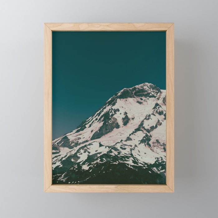 Side of Rainier Mini Art Print Gallery Image 1