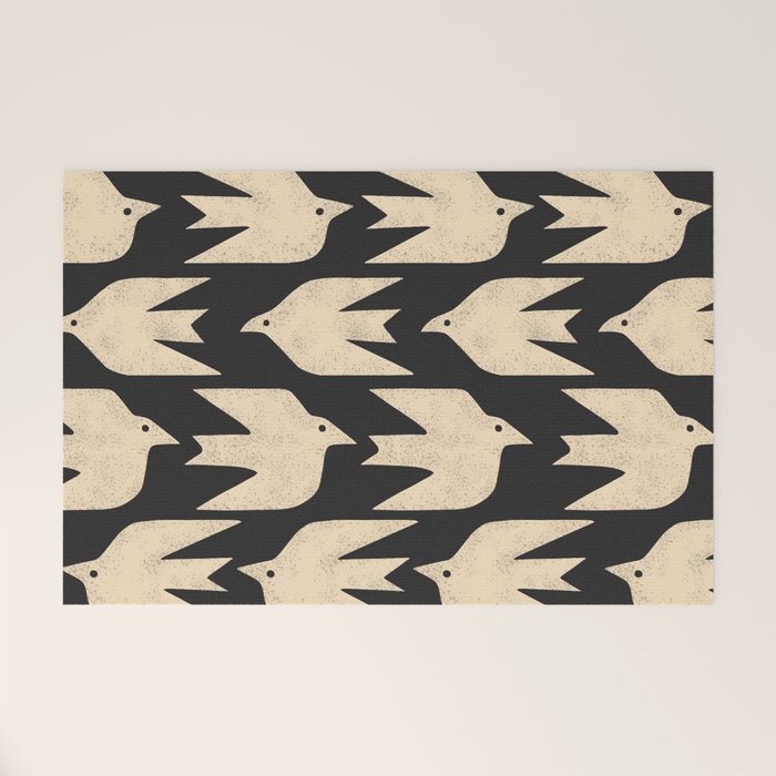 Doves In Flight Welcome Mat Gallery Image 1