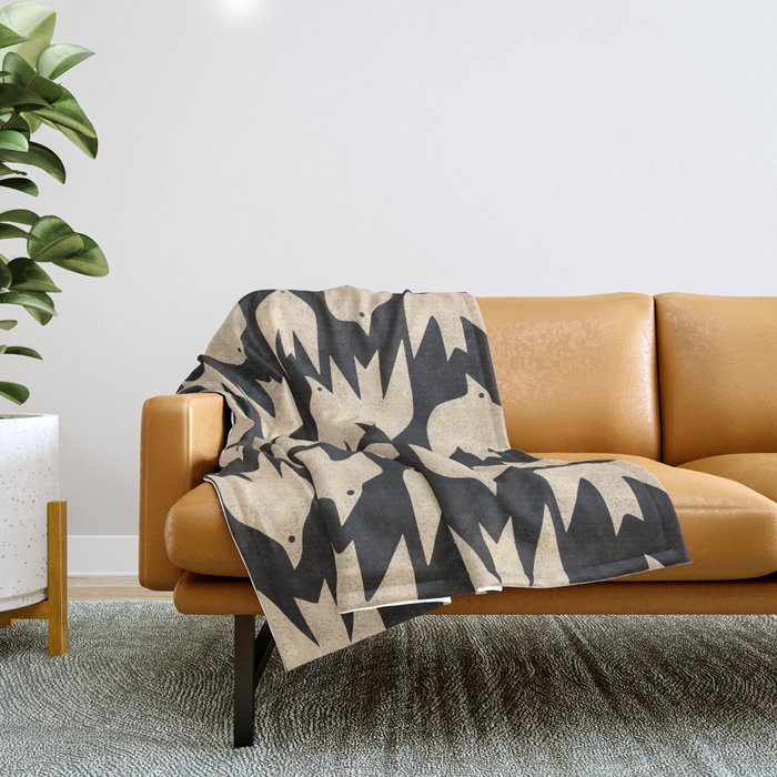 Doves In Flight Throw Blanket Gallery Image 1