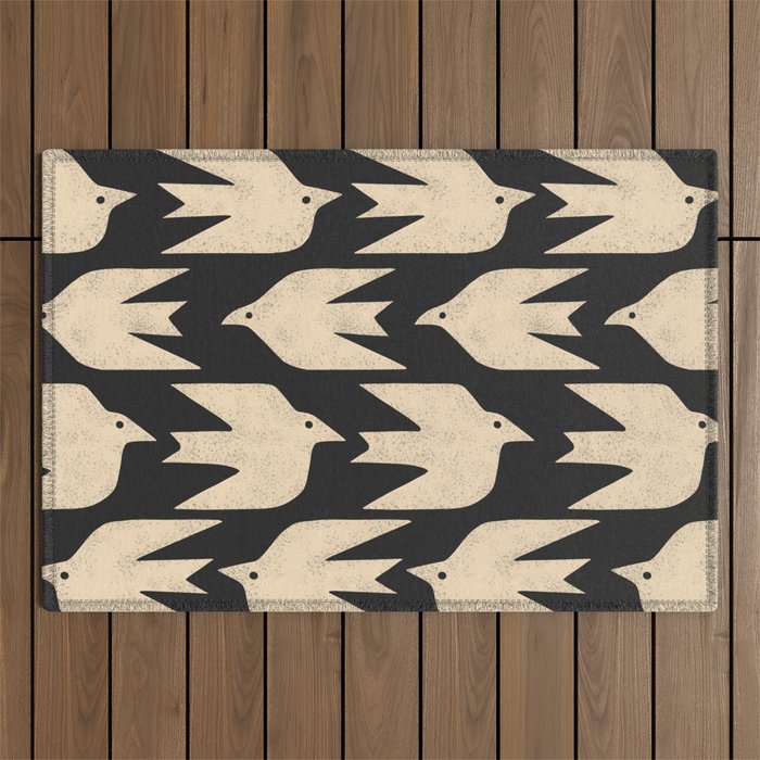 Doves In Flight Outdoor Rug Gallery Image 1