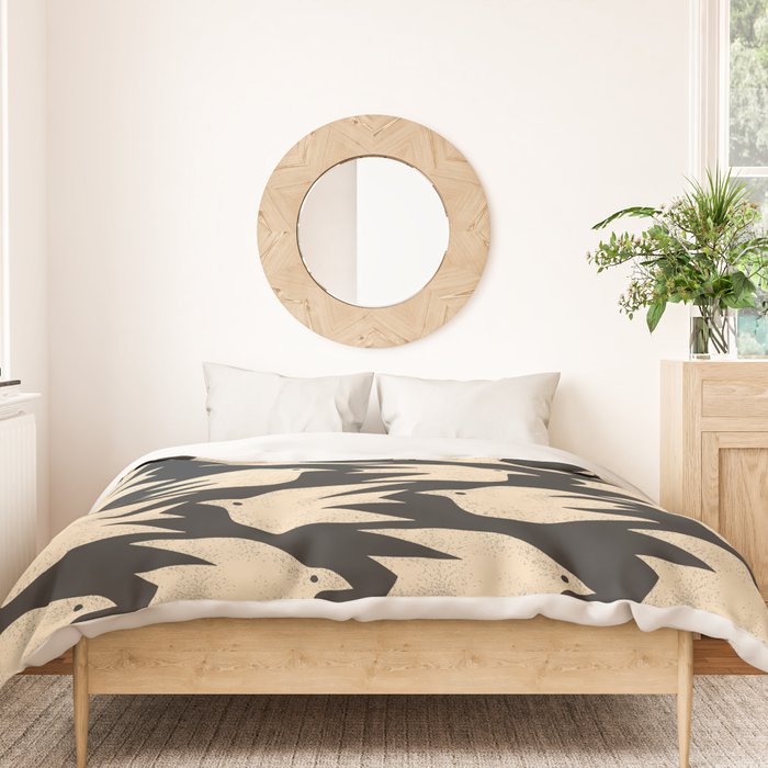 Doves In Flight Duvet Cover Gallery Image 3