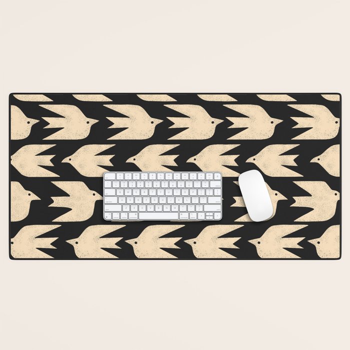 Doves In Flight Desk Mat Gallery Image 1
