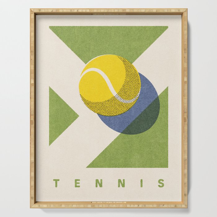 BALLS - Tennis - Grass Court - Summer Games Serving Tray Gallery Image 1