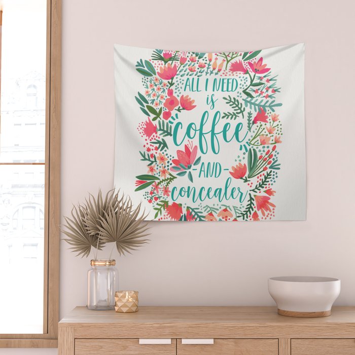 Coffee & Concealer - Juicy Palette Wall Tapestry Gallery Image 2