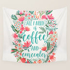 Coffee & Concealer - Juicy Palette Wall Tapestry Gallery Image 4