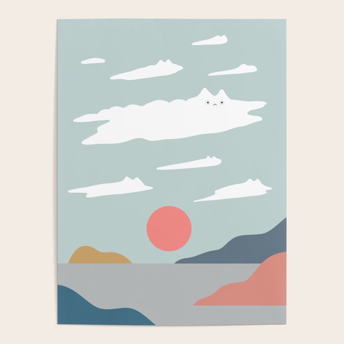 Cat Landscape 23 Poster Gallery Image 4