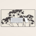 Blooms of Gypsophila #2 Desk Mat Gallery Image 1