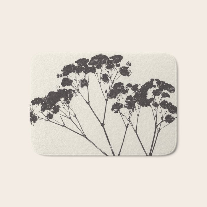Blooms of Gypsophila #2 Bath Mat Gallery Image 1