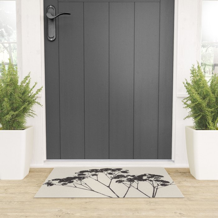 Blooms of Gypsophila #2 Welcome Mat Gallery Image 3