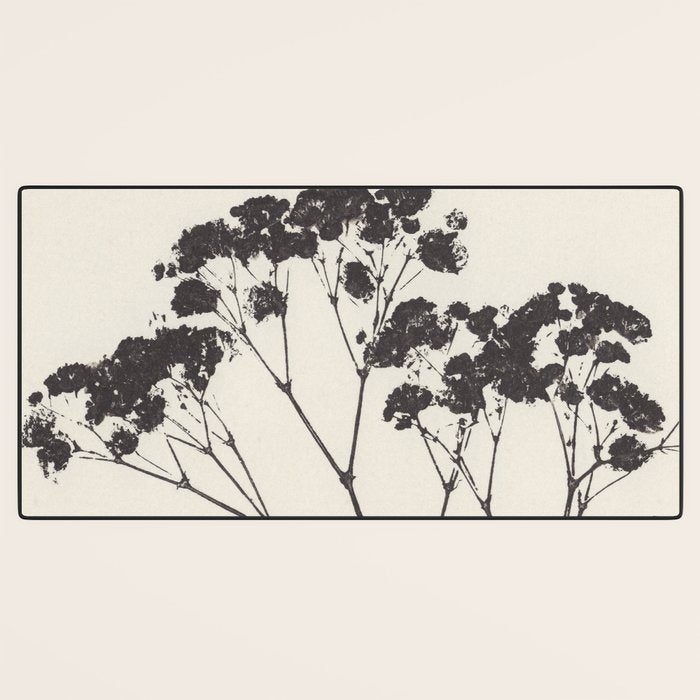 Blooms of Gypsophila #2 Desk Mat Gallery Image 3