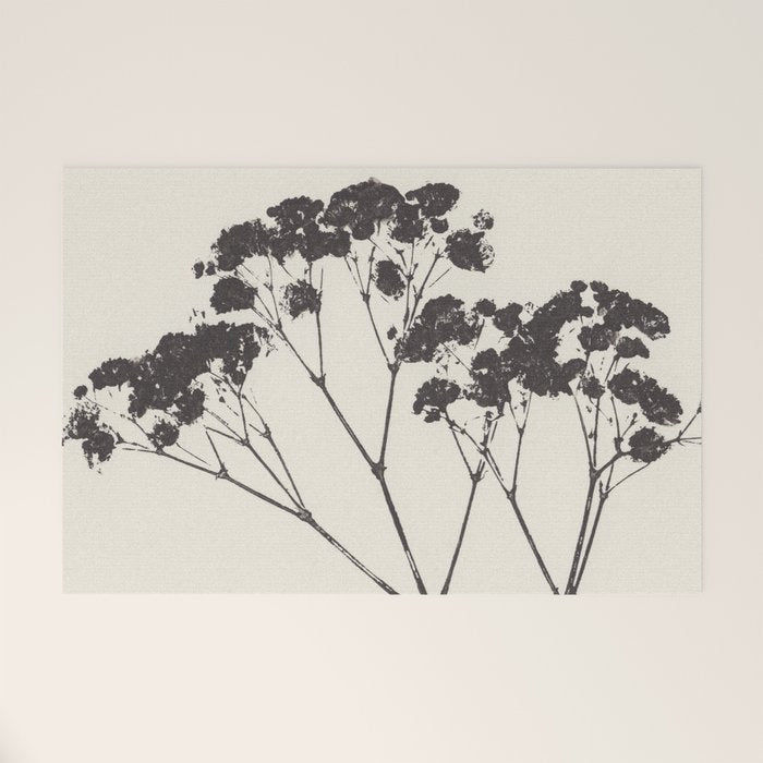 Blooms of Gypsophila #2 Welcome Mat Gallery Image 1