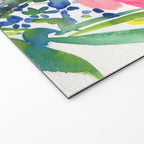 my floral garden in watercolor Welcome Mat Gallery Image 2