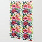 my floral garden in watercolor Wallpaper Gallery Image 2