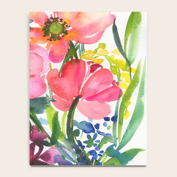 my floral garden in watercolor Notebook Gallery Image 4